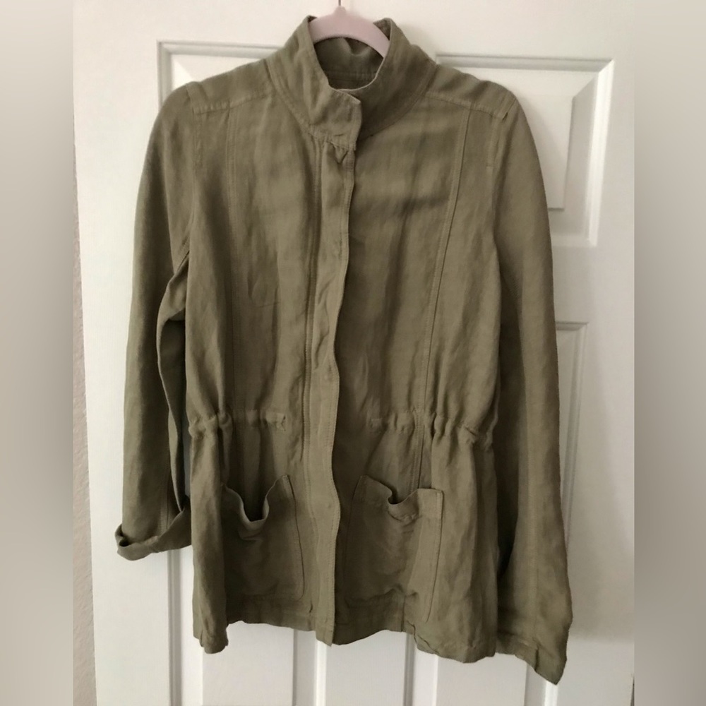 Army Green Utility Jacket - Picture 5 of 6